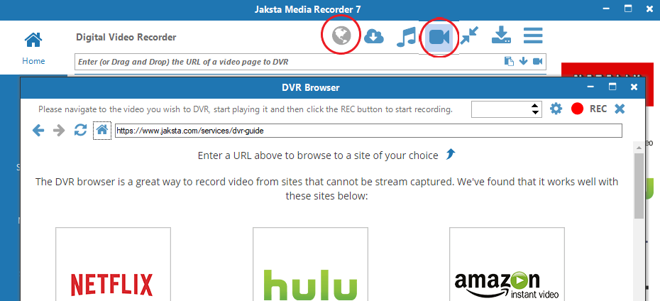 Step 2 to download from Viewster